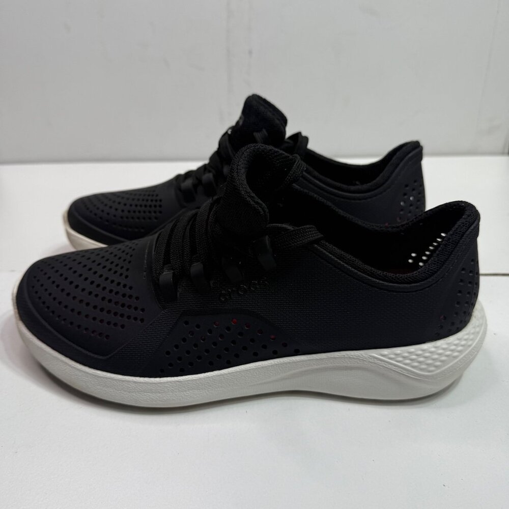 Crocs Womens Size 8 LiteRide Black Sneakers Casual Athletic Shoes